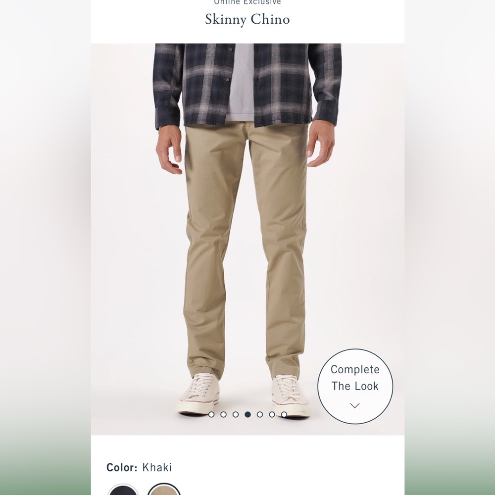 COPY - Abercrombie and Fitch men’s skinny chino